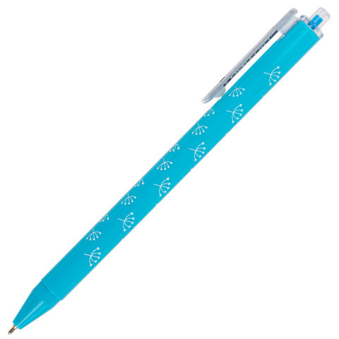 Ручка шариковая масляная автоматическая BRAUBERG "FRUITY RS", СИНЯЯ, узел 0,7 мм, линия письма 0,35 мм, 142652