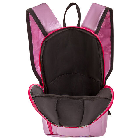 Рюкзак STAFF FASHION AIR компактный, блестящий, КРАШ, розовый, 40х23х11 см, 270301