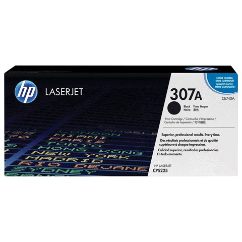 Картридж лазерный HP (CE740A) LaserJet CP5225/5225N, черный, оригинальный, ресурс 7000 страниц