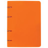 Тетрадь на кольцах А5 (160х215 мм), 120 л., пластиковая обложка, клетка, BRAUBERG, "Оранжевый", 403256