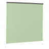 Штора рулонная светонепроницаемая (Блэкаут) BRABIX 70х175 см, светло-зеленый/серебро, 606012