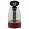 Чайник SCARLETT SC-EK27G62, 1,7 л, 2200 Вт, закрытый нагревательный элемент, стекло, красный