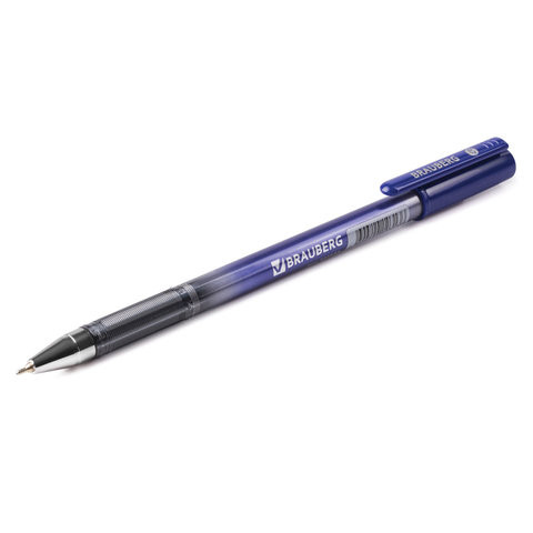 Ручка шариковая масляная BRAUBERG "Profi-Oil", СИНЯЯ, корпус с печатью, узел 0,7 мм, линия письма 0,35 мм, 141632