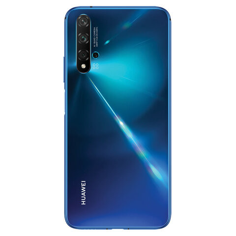 Смартфон HUAWEI Nova 5T, 2 SIM, 6,26”, 4G (LTE), 32/48 + 16 + 2 + 2 Мп, 128 ГБ, синий, металл, 51094TAP