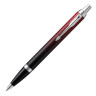 Ручка шариковая PARKER "IM Red Ignite CT", корпус черный матовый, хромированные детали, синяя, 2074031