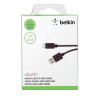 Кабель USB-microUSB 2.0, 3 м BELKIN, для подключения портативных устройств и периферии, F2CU012bt3M, F2CU012bt3M-BLK