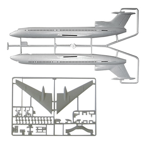 Модель для склеивания НАБОР САМОЛЕТ, "Авиалайнер пассажирский Ту-154М", масштаб 1:144, ЗВЕЗДА, 7004П
