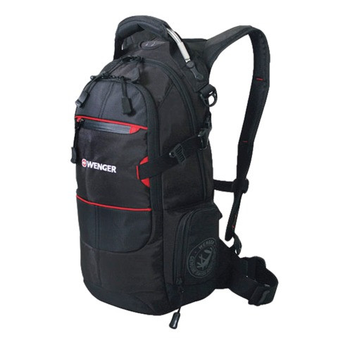 Рюкзак WENGER, универсальный, черный, "Narrow Hiking Pack", туристический, 22 л, 23х18х47 см, 13022215