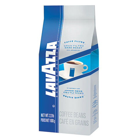 Кофе в зернах LAVAZZA "Gold Selection Filtro", 1000 г, вакуумная упаковка, 3427