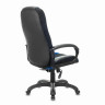 Кресло компьютерное BRABIX PREMIUM "Rapid GM-102", НАГРУЗКА 180 кг, экокожа/ткань, черное/синее, 532106