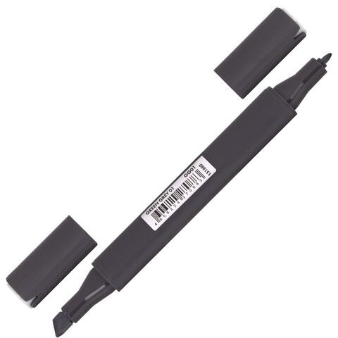 Маркер для скетчинга двусторонний 1 мм - 6 мм BRAUBERG ART CLASSIC, ЗЕЛЕНО-СЕРЫЙ (GG01), 151880