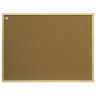 Доска пробковая для объявлений (100x200 см), коричневая рамка из МДФ, OFFICE, "2х3" (Польша), TC1020