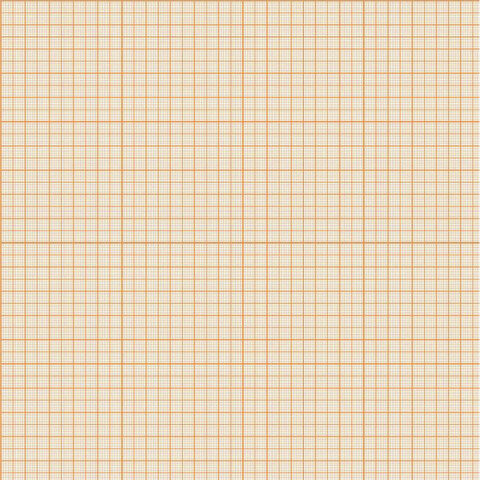 Бумага масштабно-координатная (миллиметровая) ПЛОТНАЯ рулон 878 мм х10 м, оранжевая 80 г/м2, STAFF, 113483