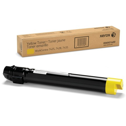 Тонер-картридж XEROX (006R01400) WC 7425/7428/7435, желтый, оригинальный, ресурс 15000 стр.