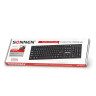 Клавиатура проводная SONNEN KB-330,USB, 104 клавиши, классический дизайн, черная, 511277