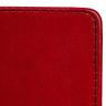 Блокнот МАЛЫЙ ФОРМАТ (100x150 мм) А6, BRAUBERG "Office", под кожу, 80 л., клетка, красный, 113326
