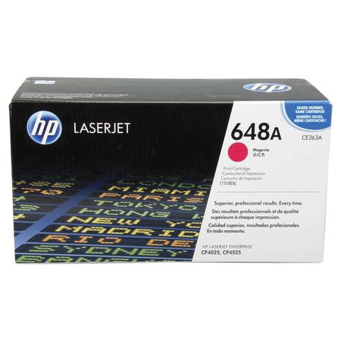 Картридж лазерный HP (CE263A) ColorLaserJet CP4025/4525, пурпурный, оригинальный, ресурс 11000 страниц