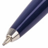 Ручка бизнес-класса шариковая BRAUBERG Soprano, СИНЯЯ, корпус серебристый с черным, линия письма 0,5 мм, 143484