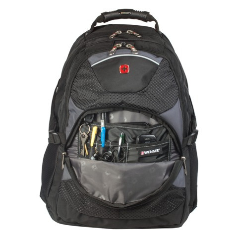 Рюкзак WENGER, универсальный, черный, 26 л, 34х17х47 см, 3259204410