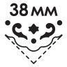 Дырокол фигурный угловой "Узоры", диаметр вырезной фигуры 38 мм, ОСТРОВ СОКРОВИЩ, 227177
