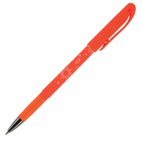 Ручка стираемая гелевая BRUNO VISCONTI "Космос", СИНЯЯ, узел 0,5 мм, линия письма 0,3 мм, 20-0232