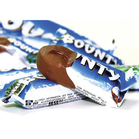Шоколадные батончики BOUNTY мультипак, 6 шт. по 27,5 г (165 г), 10227314