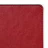 Блокнот А5 (148x218 мм), BRAUBERG "Office", под кожу, резинка, 80 л., красный, 111030