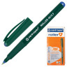 Ручка-роллер CENTROPEN, СИНЯЯ, трехгранная, корпус зеленый, узел 0,5 мм, линия письма 0,3 мм, 4615/1C
