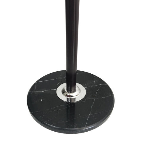 Вешалка-стойка BRABIX "CR-848" на мраморном диске, металл, 4+3 крючка, цвет коричневый, 606435