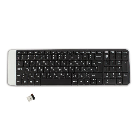 Клавиатура беспроводная LOGITECH K230, 101 клавиша, черная, 920-003348