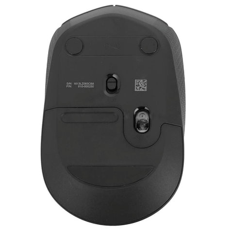 Мышь беспроводная LOGITECH B170, 2 кнопки + 1 колесо-кнопка, оптическая, черная, 910-004798