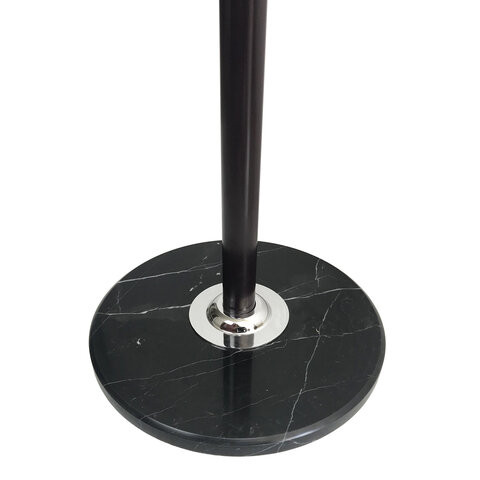 Вешалка-стойка BRABIX "CR-870" на мраморном диске, металл, 5+3 крючка, цвет коричневый, 606436