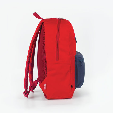 Рюкзак TIGER FAMILY (ТАЙГЕР), молодежный, сити-формат, красный, 45х29х14 см, TDMU-001A