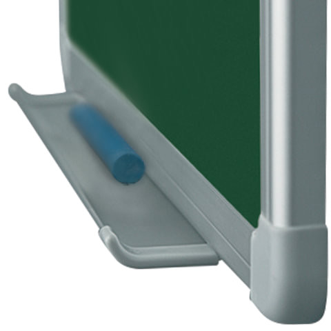 Доска для мела магнитная (60x90 см), зеленая, алюминиевая рамка, OFFICE "2х3" (Польша), TKA96