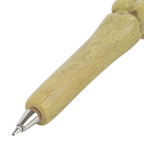 Ручка фигурная "ЧЕРЕПА-2", СИНЯЯ, 4 дизайна ассорти, линия письма 0,5 мм, дисплей, BRAUBERG, 142774