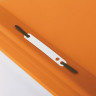 Скоросшиватель пластиковый BRAUBERG, А4, 130/180 мкм, оранжевый, 228673