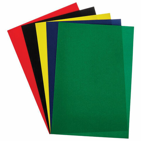 Цветная бумага А4 БАРХАТНАЯ, 5 листов 5 цветов, в папке, АППЛИКА, 205х295 мм, Ассорти, С2529