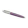 Набор PARKER: ручка шариковая "Jotter Core Victoria Violet CT", синяя и серый чехол из экокожи, 2061286