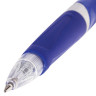 Ручка шариковая автоматическая с грипом BRAUBERG "Rave", СИНЯЯ, корпус синий, узел 0,7 мм, линия письма 0,35 мм, 141068