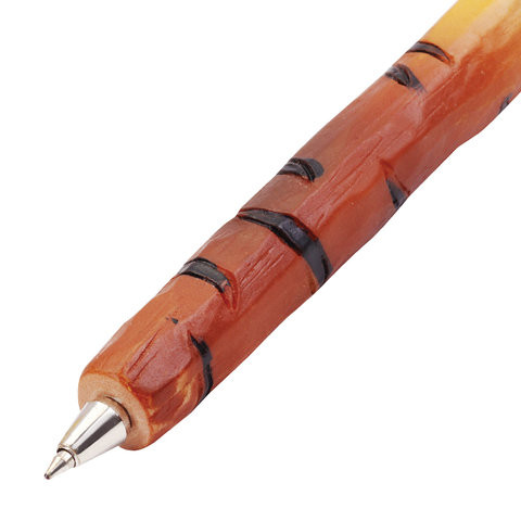 Ручка фигурная "ЖИВОТНЫЕ", СИНЯЯ, 4 дизайна ассорти, 0,5 мм, дисплей, BRAUBERG, 142777