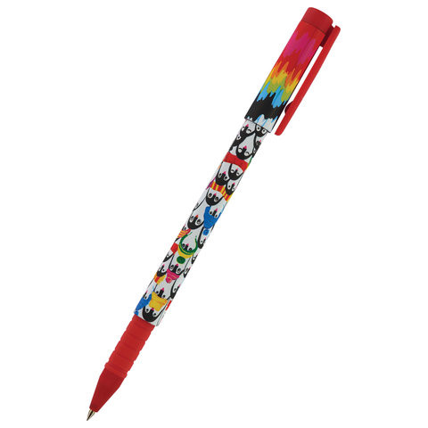 Ручка шариковая BRUNO VISCONTI "FunWrite", СИНЯЯ, "Северное сияние", узел 0,5 мм, линия письма 0,3 мм, 20-0212/19
