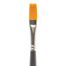 Кисть художественная профессиональная BRAUBERG ART "CLASSIC", синтетика жесткая, плоская, № 8, длинная ручка, 200666