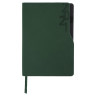 Ежедневник датированный 2021 А5 (138х213 мм) BRAUBERG "Up", кожзам, софт-тач, держатель для ручки, зеленый, 111465