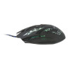 Мышь проводная игровая SONNEN GM-77, USB, 2400 dpi, 6 кнопок, оптическая, LED-подсветка, черная, 512638