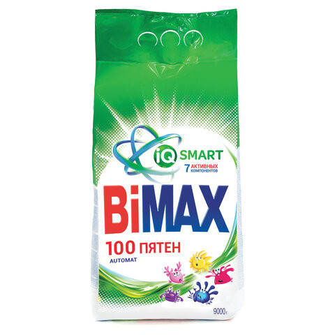 Стиральный порошок автомат 9 кг BIMAX (Бимакс) "100 пятен", 986-1
