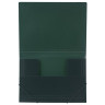 Папка на резинках BRAUBERG, диагональ, темно-зеленая, до 300 листов, 0,5 мм, 221337
