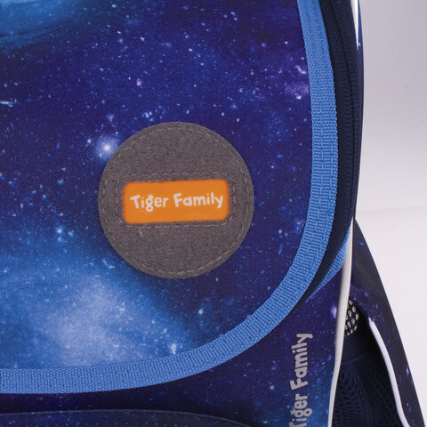 Ранец TIGER FAMILY для начальной школы, "Nature Quest", "Super Galaxy", 35х31х19 см, 228880, TGNQ-057A