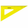 Набор чертежный большой ПИФАГОР (линейка 30 см, 2 треугольника, транспортир), прозрачный, неоновый, пакет, 210629
