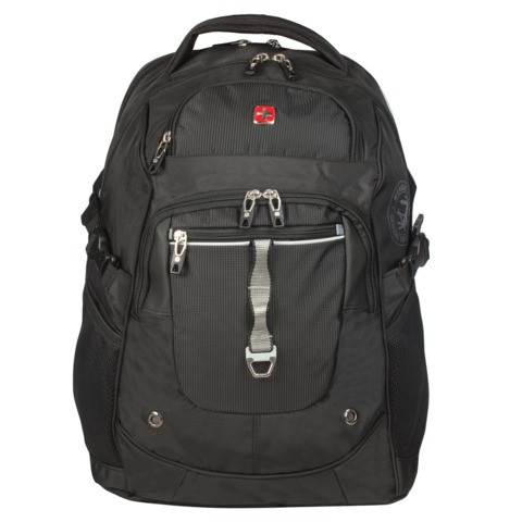 Рюкзак WENGER, универсальный, черный, функция ScanSmart, 34 л, 34х22х46 см, 6968204408