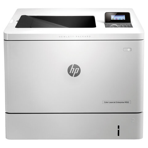 Принтер лазерный ЦВЕТНОЙ HP Color LJ Enterprise M552dn, А4, 33 стр/мин, 80000 стр/мес, ДУПЛЕКС, сетевая карта, B5L23A
